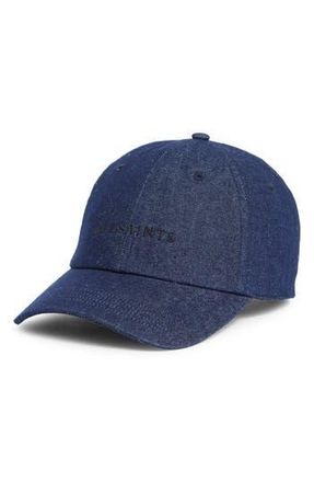AllSaints Denim Baseball Cap in Denim Gray at Nordstrom Rack