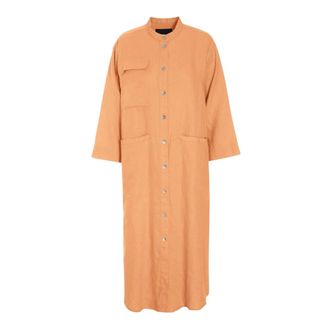 Bitte Kai Rand Shirt Dresses, female, Orange, Size: 2XL Long Shirt Dress