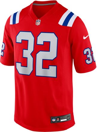 Nike TreVeyon Henderson New England Patriots Nike Mens NFL Game Jersey in Red | 67NMNPGA8KF-14Y