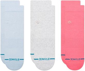 Stance Icon Quarter 3 Pack Multifunktionssocken f&uuml;r Damen | grau