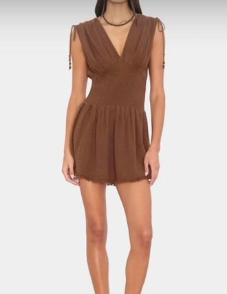 Xirena Womens Thelma Dress In Cocoa Bean