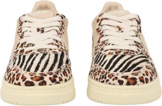 Autry Multicolour Animal Print Pony Cow Leather Sneakers