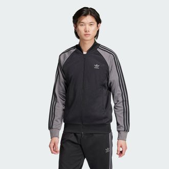 adidas Originals Mens Adicolor Classics SST Track Jacket - Black Recycled Material - Size X-Small