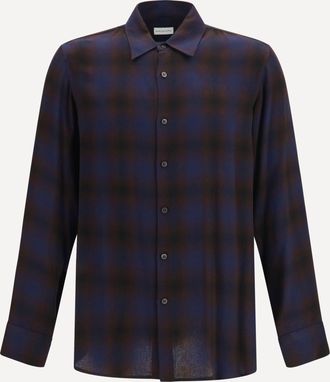 Dries Van Noten Camicia a quadri Man 50