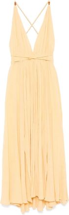 Caravana Abito midi svasato - Giallo