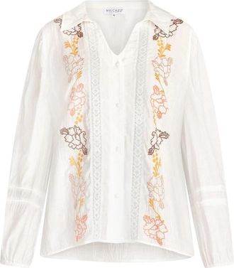 Maicazz Tijdloze Offwhite Collectie: Elegant & Veelzijdig - Dames - Blouses - Wit - XS - Overhemden