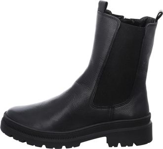 Ara Dover Dames Enkellaarsjes van Leer - Dames - Chelseaboots - Zwart - 36 EU - Leer - Schoenen
