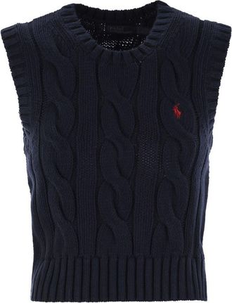 Polo Ralph Lauren Plaited Cotton Short Waistcoat