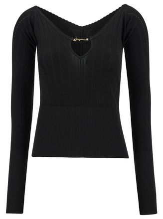 Jacquemus Black Black Long Sleeve Top