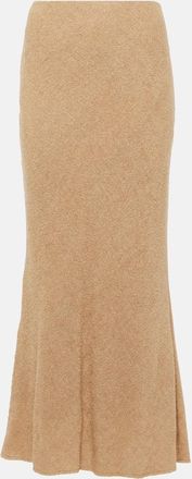 Gabriela Hearst Belo silk and wool boucle maxi skirt