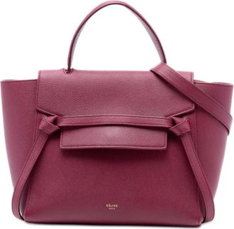 Celine Pre-owned Celine Micro Grained Calfskin Belt Bag F-GA-1197