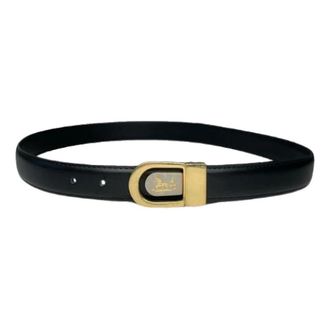 Celine Pre-owned Vintage Leather Belt - female - Celine Vintage - Vintage Belts - Black - ONE SIZE - Pre-owned