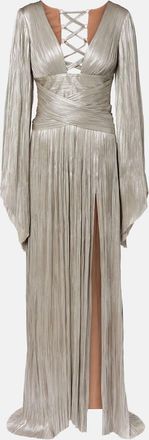 Maria Lucia Hohan Alana pleated silk tulle gown