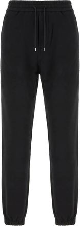 Saint Laurent Sweatpants, male, Black, Size: XL Cotton Sweatpants
