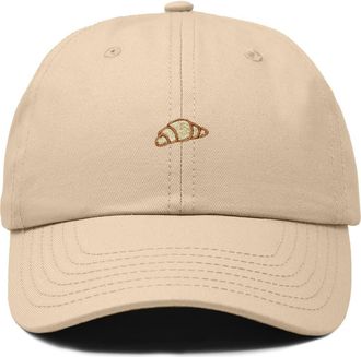 Dalix Croissant Dad Cap in Khaki at Nordstrom