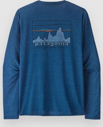 Patagonia Cap Cool Daily Graphic Longsleeve blau