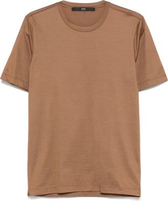 SAPIO cotton T-shirt - Brown