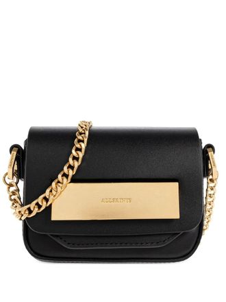 AllSaints Etta mini bag - women - Calf Leather/Polyamide/Polyurethane - One Size - Black