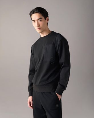 Moose Knuckles Mens Dalon Crewneck Sweatshirt