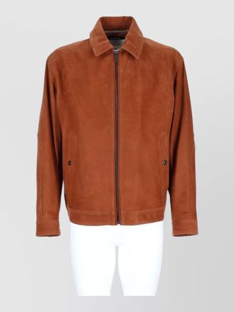 HUGO BOSS leather coat