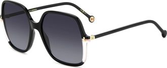 Carolina Herrera Grey Gradient Square Ladies Sunglasses HER 0244/S 03H2/9O 56