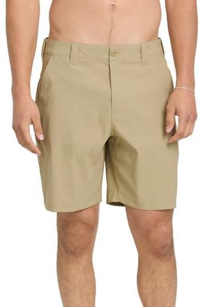 Quiksilver Fairway Flat Front Golf Shorts in Twill at Nordstrom, Size 30