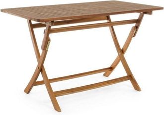 Hellin Hellin - Mesa De Jard&iacute;n Plegable Rectangular 120x70x H73 Cm
