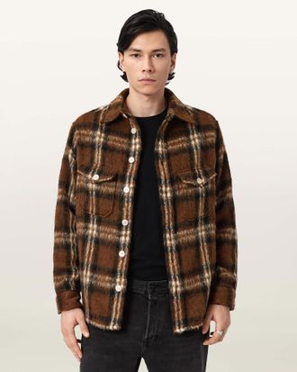 AllSaints Royodo Long Sleeve Check Shirt