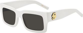 HUGO BOSS Grey Square Ladies Sunglasses BOSS 1654/S 0VK6/IR 54