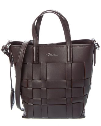 3.1 Phillip Lim Odita Mini Leather Modern Lattice Bucket