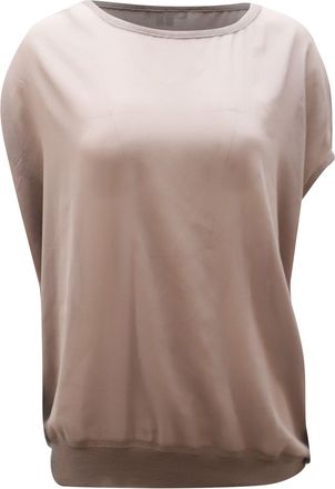 Vince Loose Shirt in Grey Silk
