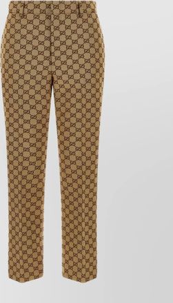 Gucci trousers with belt loops and back pocket