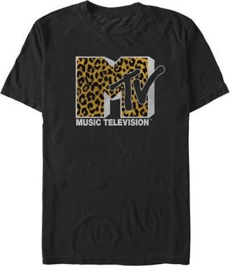 Giesswein Mens MTV Boombox Logo Graphic T-Shirt in Black: Cheetah at Nordstrom, Size Xxx-Large