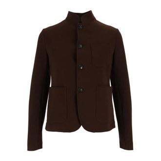 Circolo 1901 Felpa Slim Fit 4 Bottoni - - Jackets - Donna - Marrone - L