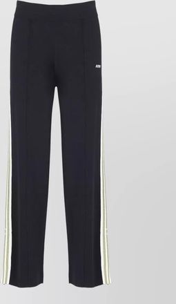 Autry straight leg viscose trousers contrasting bands