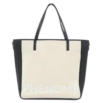 MCM Pre-owned Tote Bags, female, Beige, Size: ONE SIZE Pre-owned Phenomenon Tote Bag