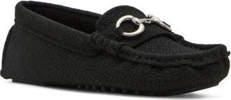 Anne Klein Chrystie Bit Loafer in Black Knit at Nordstrom, Size 7.5
