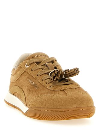 Twin-Set Suede with Tassels Sneaker - Camel