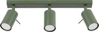 Sollux Lighting Lámpara de techo verde oliva acero alt. 45 cm