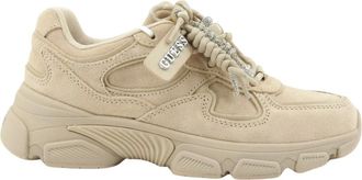Guess Schoenen, Dames, Beige, 40 EU, Leer, Irrina Sneaker