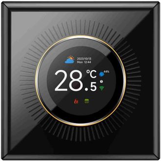 OEM Termostato Inteligente Tuya Para El Hogar, Pantalla De 1,32 Pulgadas, Controlador De Temperatura Wifi Con 7 Luces Ambientales, Calefacci&oacute;n Por Suelo R