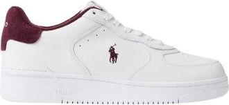 Polo Ralph Lauren Sneaker Master CRT - Heren - Sneakers - Wit - 45 EU - Leer - Schoenen