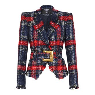 Balmain Mujer, Chaquetas, Rojo, Talla: M
