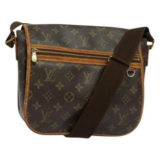 Louis Vuitton Tweedehands Canvas Louis Vuitton tassen - Dames - Pre-owned - Bruin - Maat: ONE Size Leer