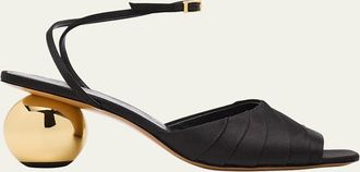 Marni Silk Sculptural Sandals