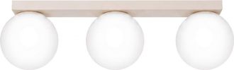 Sollux Lighting Plafone beige acero/vidrio alt. 14.5 cm