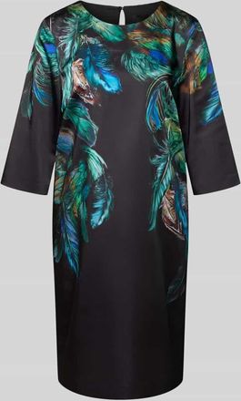 Marc Cain Kleid mit Foto-Print in Dunkelgruen, Gr&ouml;&szlig;e 38