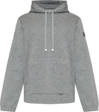 Moncler Pullover Hoodie - Heren - Hoodies - Grijs - M - Katoen - Hoodies & sweatvesten