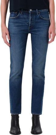 A Gold E Cocktail Ankle Slim Straight Leg Jeans in Outline at Nordstrom, Size 24
