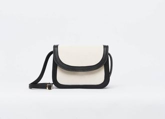 Florez jeans Womens Leather Crossbody Bag In Black